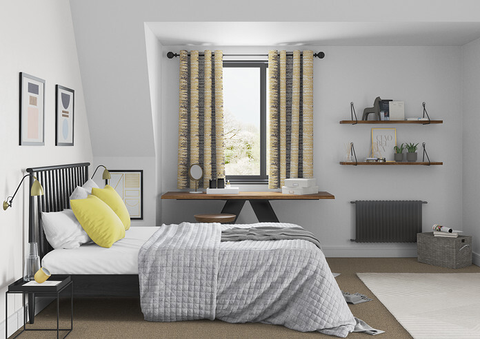 Highbury, Ochre - Made to Measure Curtains - Image 5